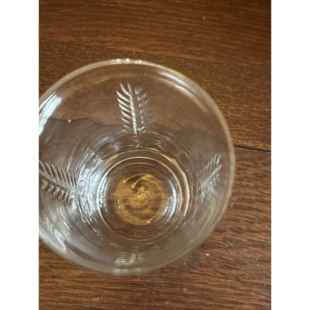 Glastonbury Lotus Pinetree 10oz‎ Flat Bottom Set Of 3 Tumblers
